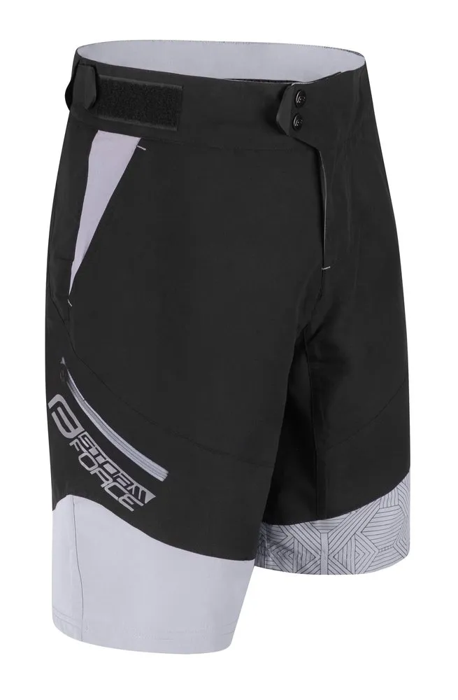 Force Storm cykelshorts svart/grå Force Storm cykelshorts svart/grå