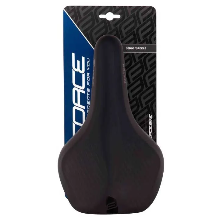 Force Tourist Breton Cykelsadel, Black, One Size