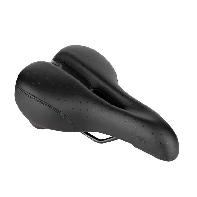 Force Tourist Elastomer Luna Cykelsadel, Black, 175mm