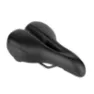 Force Tourist Elastomer Luna Cykelsadel, Black, 175mm