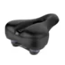 Force Tourist Elastomer Luna Cykelsadel, Black, 175mm