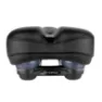 Force Tourist Elastomer Luna Cykelsadel, Black, 175mm
