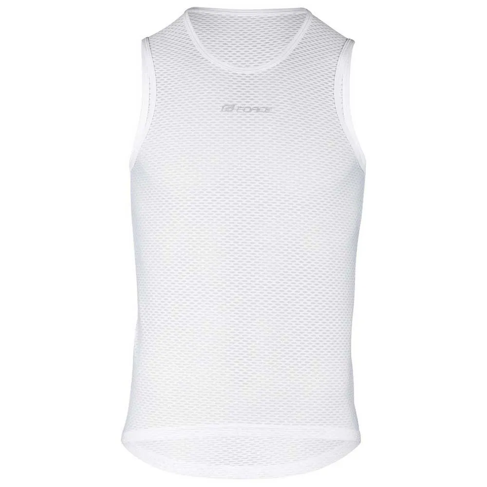 Force Vent Ärmlös Baslager, White