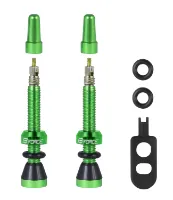 Force ventil set till tubeless grön Force ventil set till tubeless grön