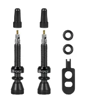 Force ventil set till tubeless svart Force ventil set till tubeless svart