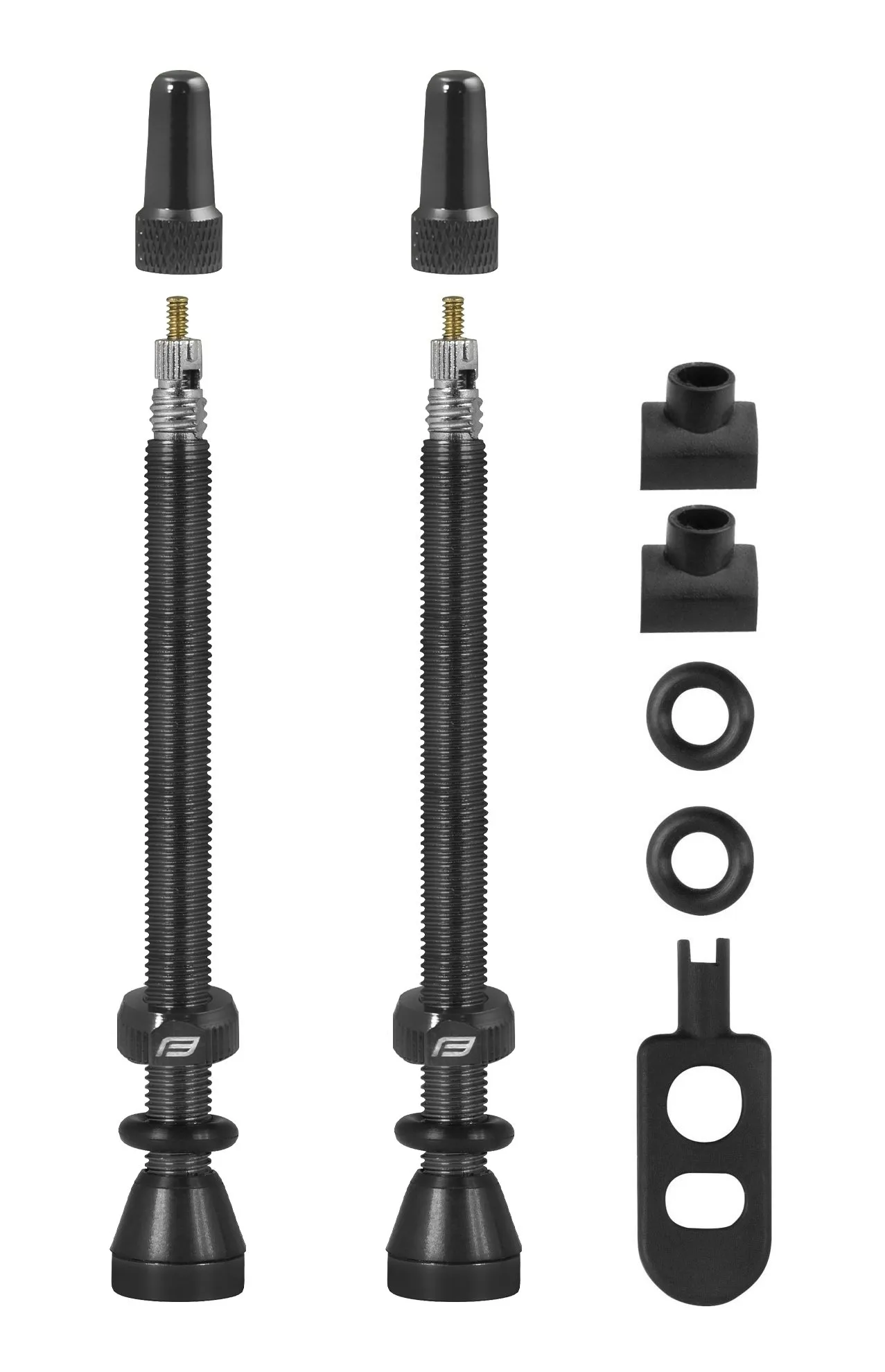 Force Ventilsæt 80 mm Svart, Black, One Size