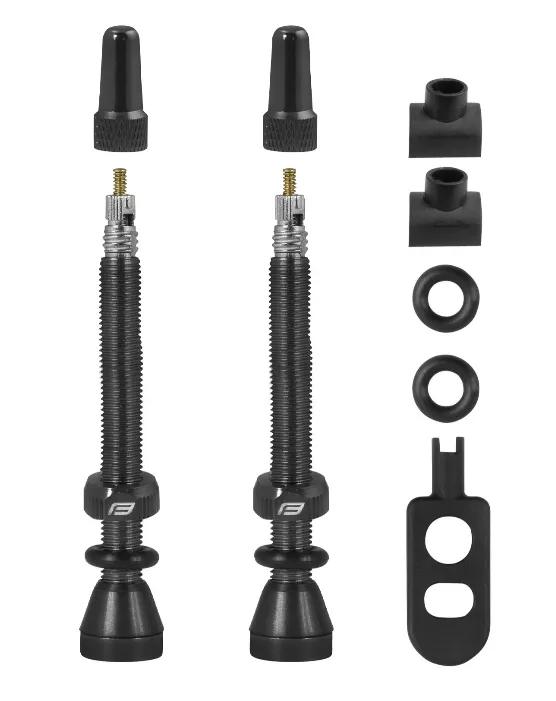 Force Ventilset till Tubeless - 60mm, Svart Force Ventilset till Tubeless - 60mm, Svart