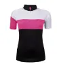 Force View Cykeltröja - Kvinna - Svart/Pink/Vit, Vit/rosa/svart, XXL