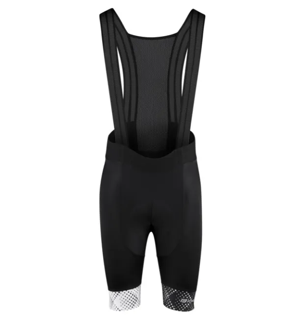 Force Vision Bibshorts med Hängslen Svart/Vit Force Vision Bibshorts med Hängslen Svart/Vit