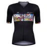 Force Vivid Korta ärmar Cykeltröja, Black, M