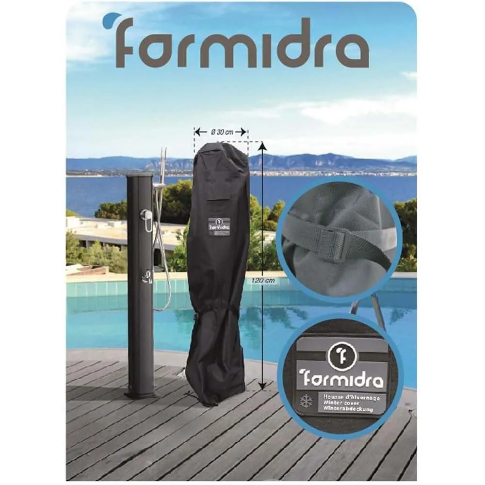 Formidra Ds-cover2 Go Vinteröverdrag För Solvattendusch unisex, Black, One Size
