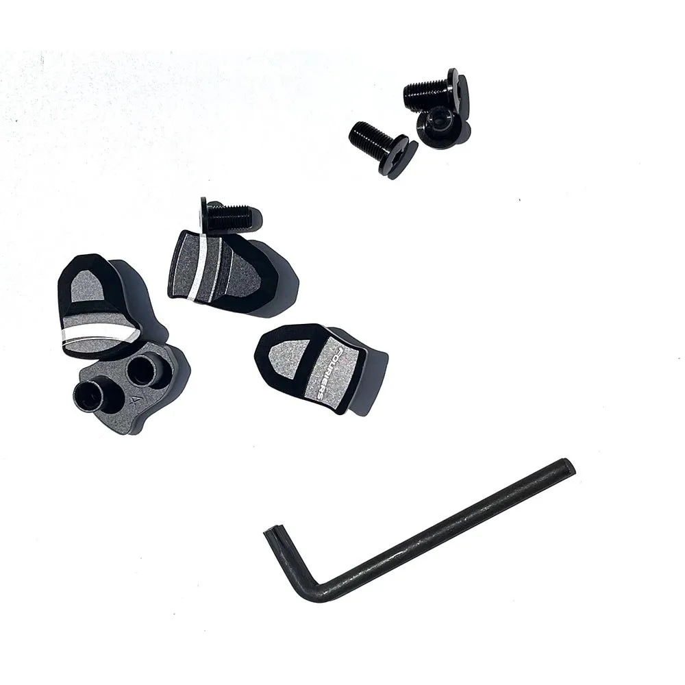 Fouriers E1 M9000 Ovalt Kedjehjul, Black, 36t