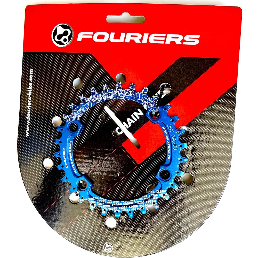 Fouriers Symmetric 96 Bcd Kedjehjul, Blue, 34t