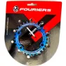 Fouriers Symmetric 96 Bcd Kedjehjul, Blue, 34t