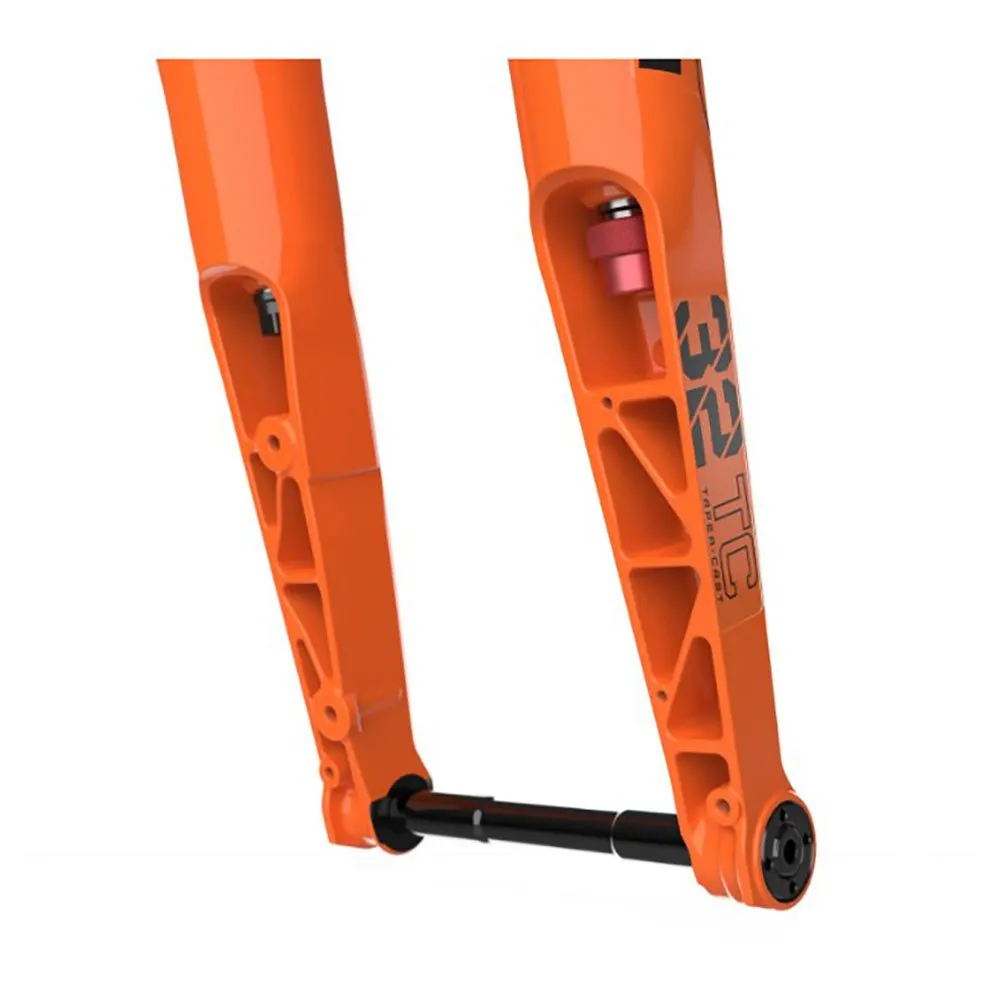 FOX 32 Ax Kashima Factory Series Fit4 3pos-adj 15x100 Mm 45 Offset Gravelgaffel, Orange, 28" - 700C, 40mm FOX 32 Ax Kashima Factory Series Fit4 3pos-adj 15x100 Mm 45 Offset Gravelgaffel, Orange, 28" - 700C, 40mm