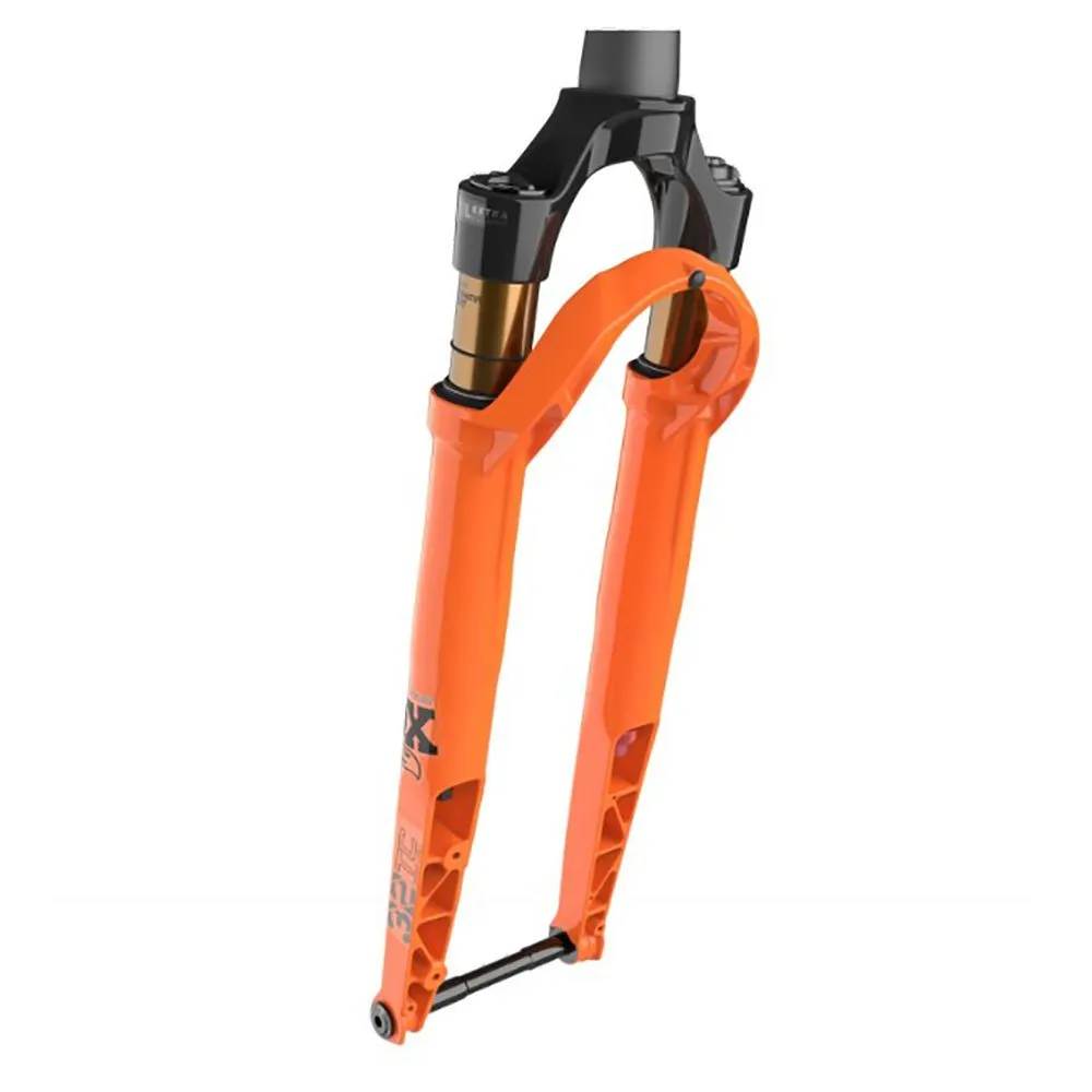 FOX 32 Ax Kashima Factory Series Fit4 3pos-adj 15x100 Mm 45 Offset Gravelgaffel, Orange, 28" - 700C, 40mm FOX 32 Ax Kashima Factory Series Fit4 3pos-adj 15x100 Mm 45 Offset Gravelgaffel, Orange, 28" - 700C, 40mm