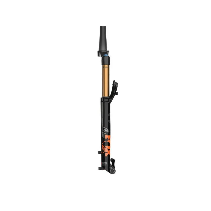 FOX 34 Float 29´´ Factory 51mm 140 Fit4 3pos-adj Kabolt 110 Boost 2022 Conical Mtb-gaffel, noir / orange / doré, 29", 140mm FOX 34 Float 29´´ Factory 51mm 140 Fit4 3pos-adj Kabolt 110 Boost 2022 Conical Mtb-gaffel, noir / orange / doré, 29", 140mm