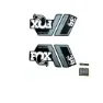 FOX 34 Sc P-s 2022 Klistermärkesset, Grey, One Size