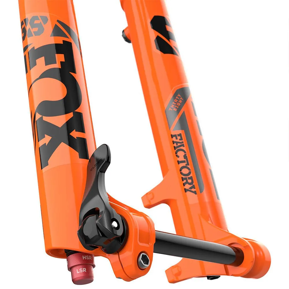 FOX 38 Kashima Factory Series Grip 2 Boost Qr 15x110 Mm 44 Offset Mtb-gaffel, Orange, 27.5" - 650B, 170mm