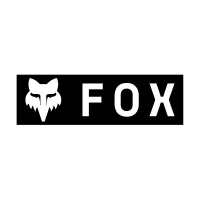 FOX 7"Firmalogo Klistermärke Svart/Vit FOX 7"Firmalogo Klistermärke Svart/Vit