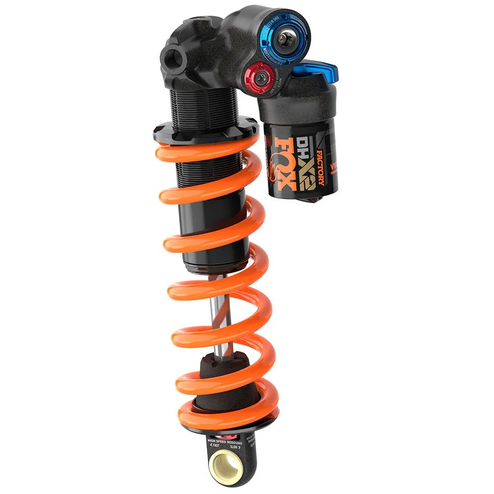 FOX Dhx2 Factory Series Cr 2pos-adj Trunnion Stötdämpare, Black, 55mm, 185mm