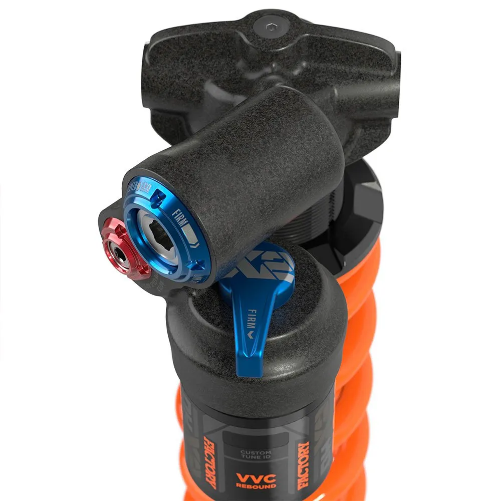 FOX Dhx2 Factory Series Cr 2pos-adj Trunnion Stötdämpare, Black, 55mm, 185mm