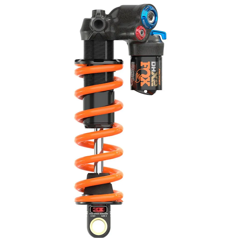 FOX Dhx2 Factory Series Cr 2pos-adj Trunnion Stötdämpare, Black, 55mm, 185mm
