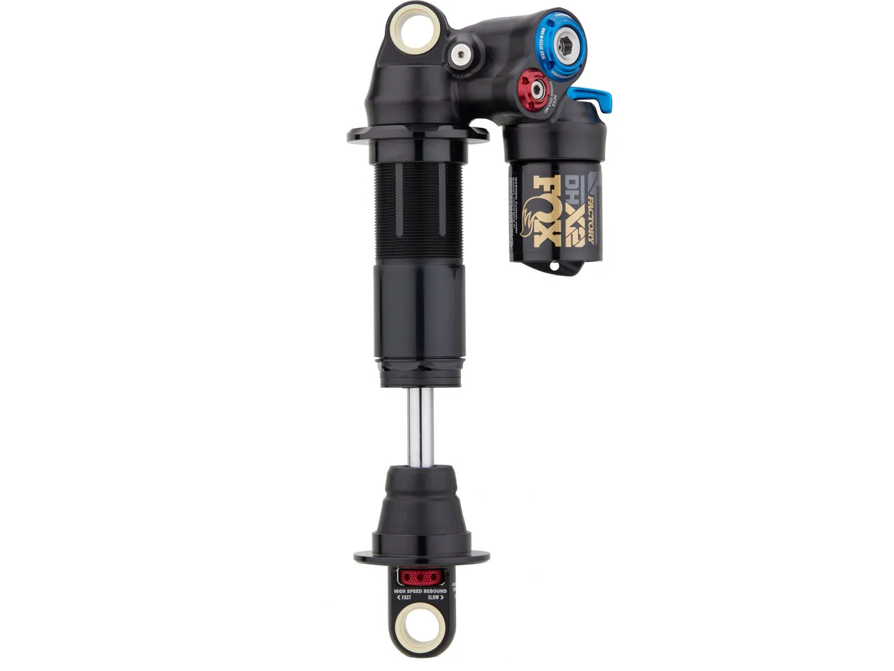 FOX Factory DHX2 2POS Factory Dämpfer, Black / orange, 60mm, 230mm