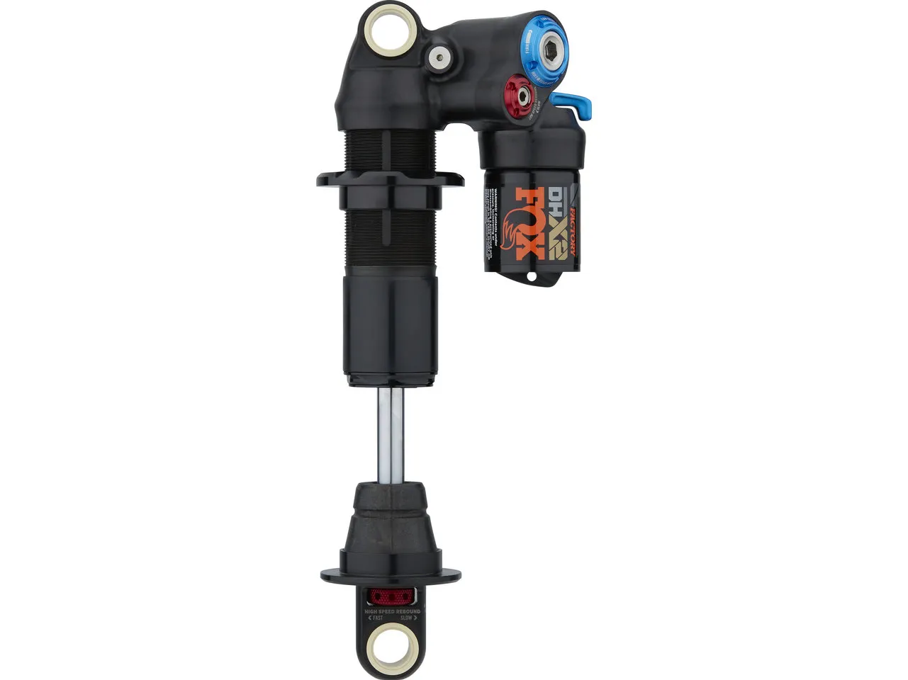 FOX Factory DHX2 2POS Factory Dämpfer Modell 2022, Black, 50.8mm, 200mm