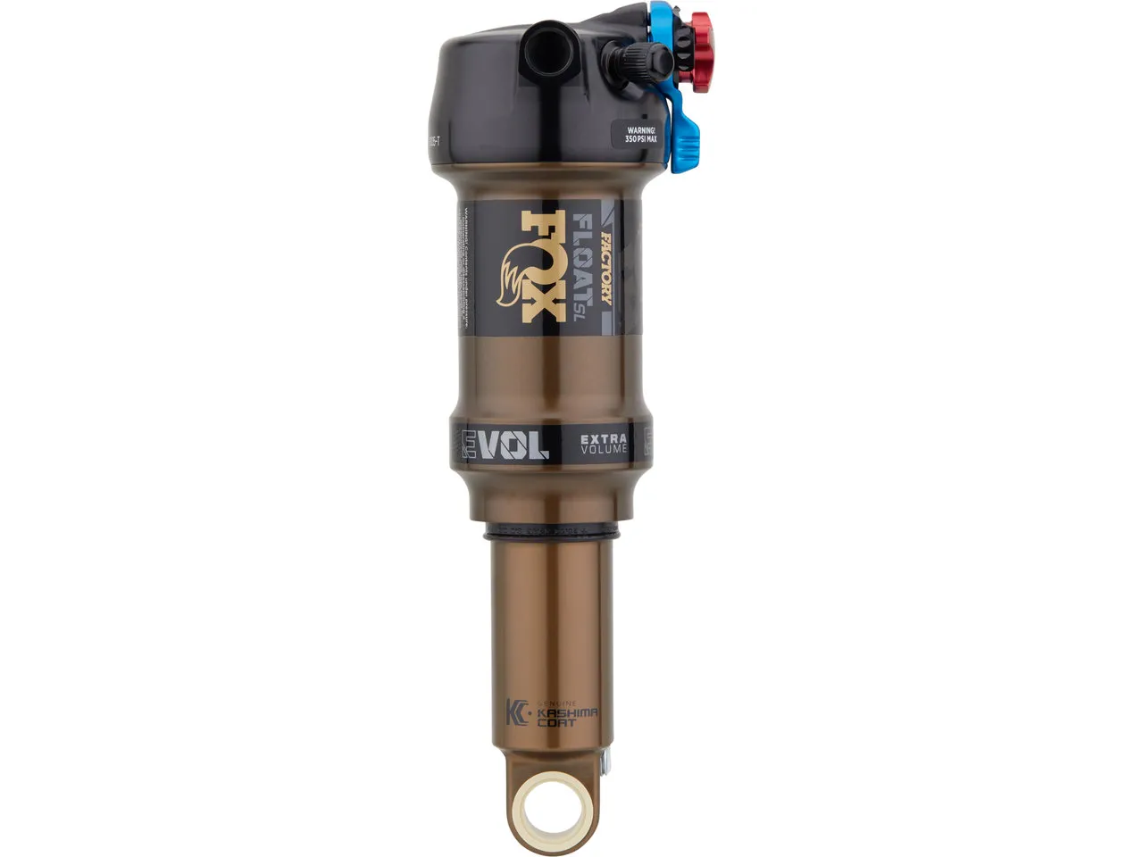 FOX Factory Float SL EVOL LV 3POS Factory Trunnion Dämpfer, Black / bronze, 45mm, 165mm