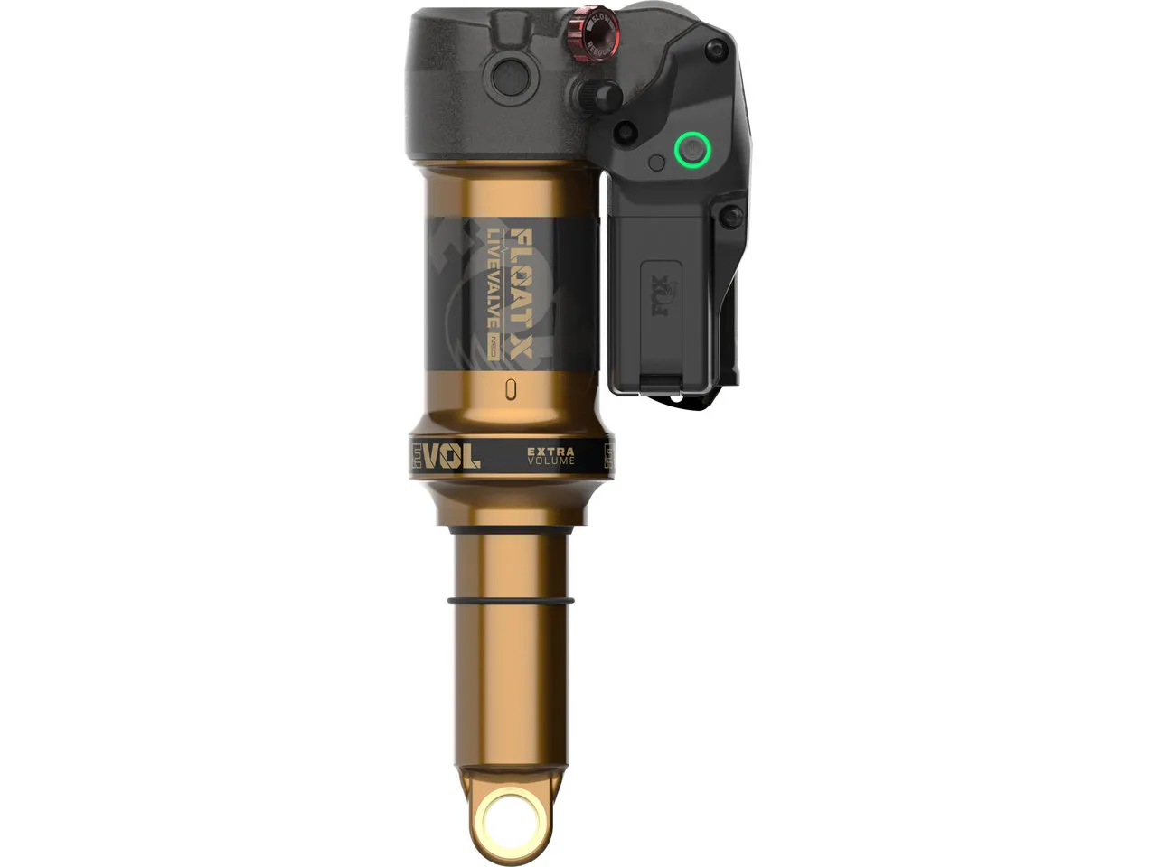FOX Factory Float X Live Valve Neo 2POS Factory Trunnion Dämpfer, Black / bronze, 60mm, 205mm