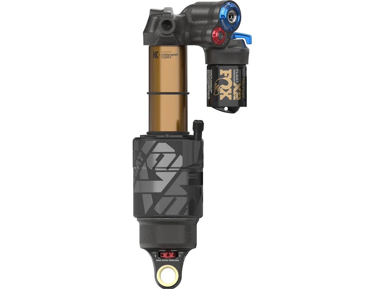 FOX Factory Float X2 2POS Factory Trunnion Dämpfer, Black / bronze, 65mm, 205mm