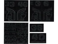 FOX Factory Fork and Shock Decal Kit Aufklebersatz ab Modell 2021
