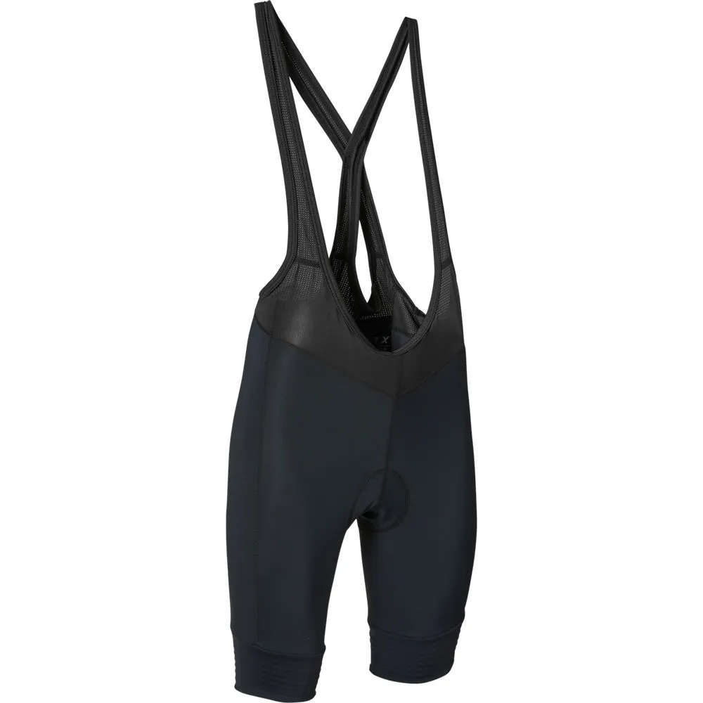 FOX Flexair Bib Shorts m, hängslen, inlägg med ficka. Dammodell - Svart