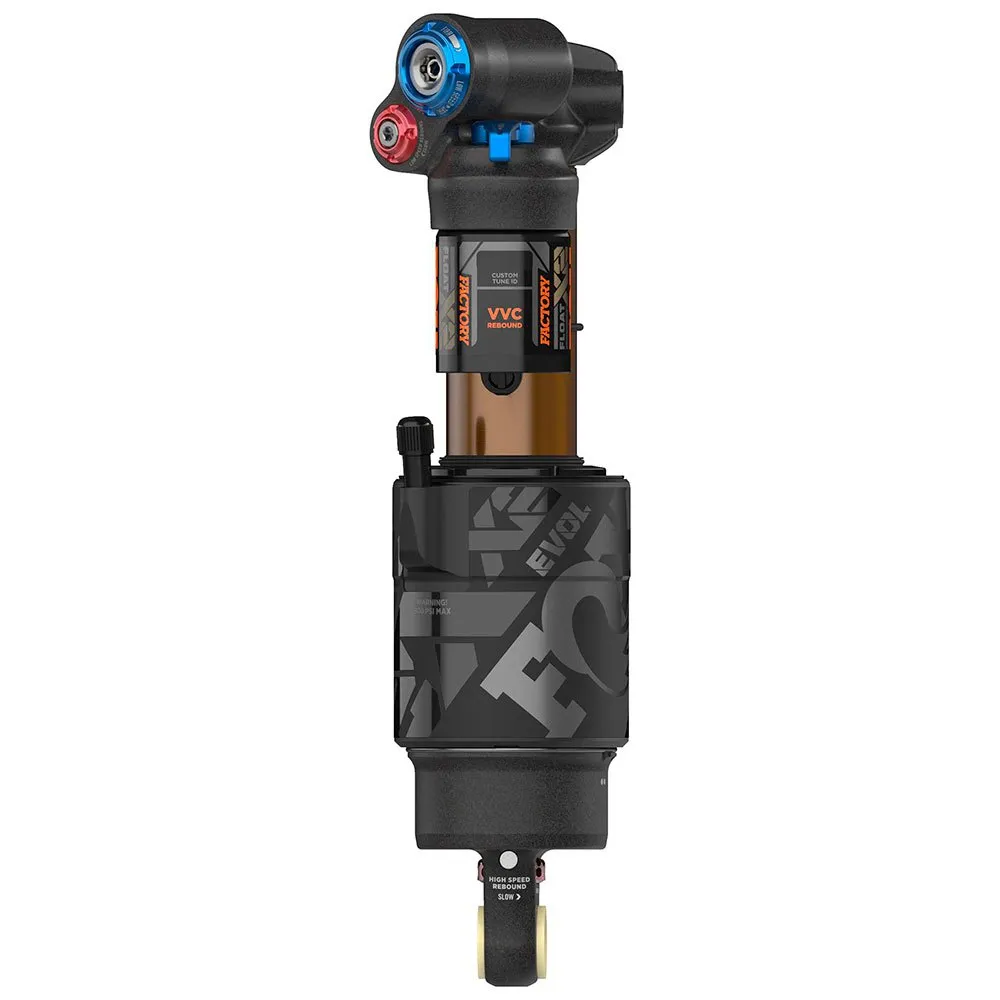 FOX Float X2 Kashima Factory Series 2pos-adj Trunnion Stötdämpare, Black, 55mm, 185mm