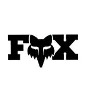 FOX Head Klistermärke 7"Svart/Vit FOX Head Klistermärke 7"Svart/Vit