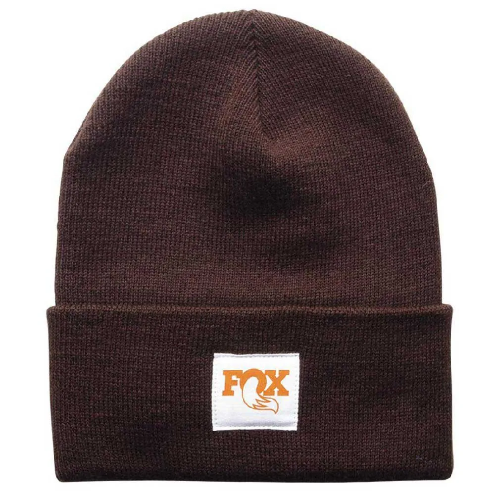 FOX Logo Foldover Mössa, Brown / orange