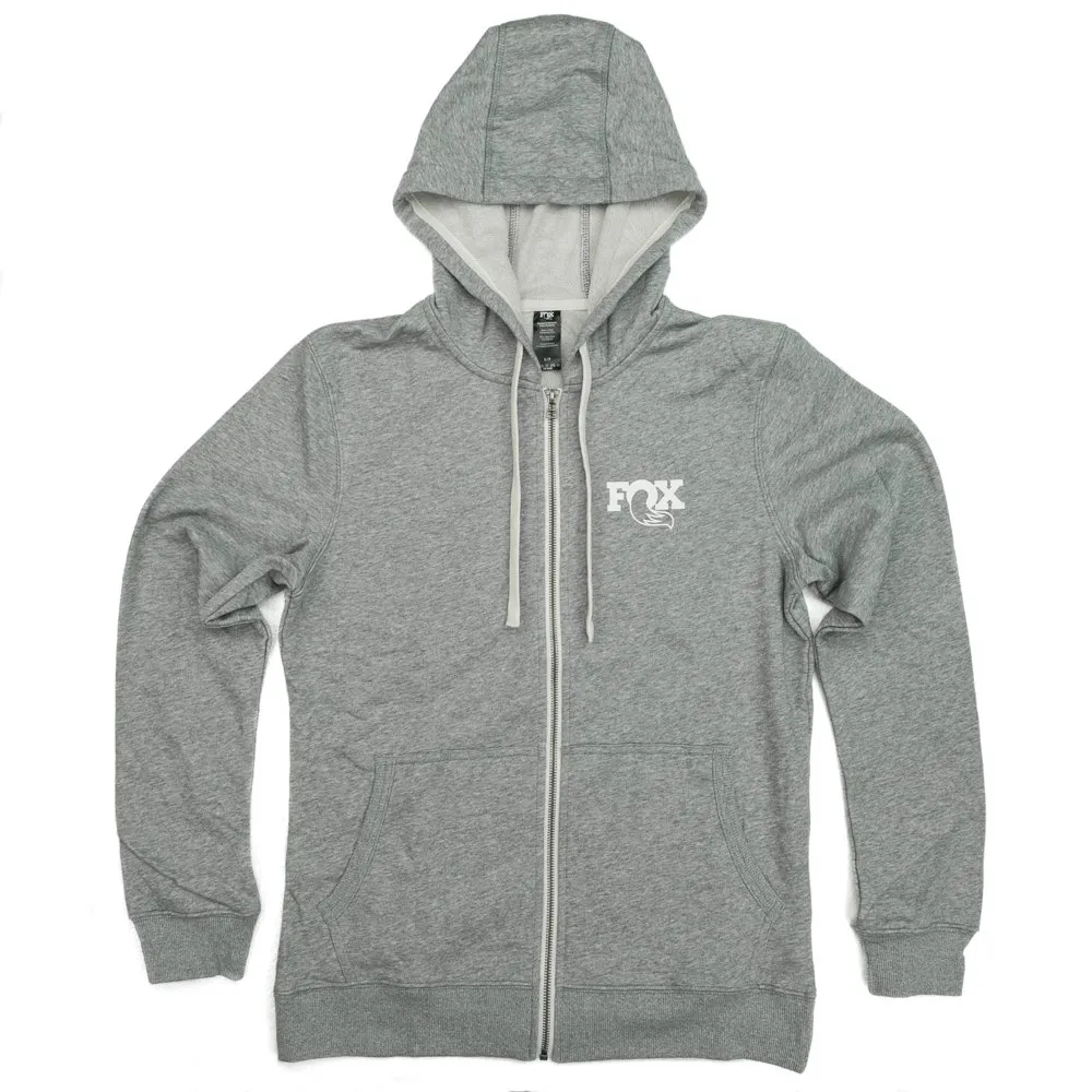 FOX Logo Tröja Med Huva, Grey, S FOX Logo Tröja Med Huva, Grey, S