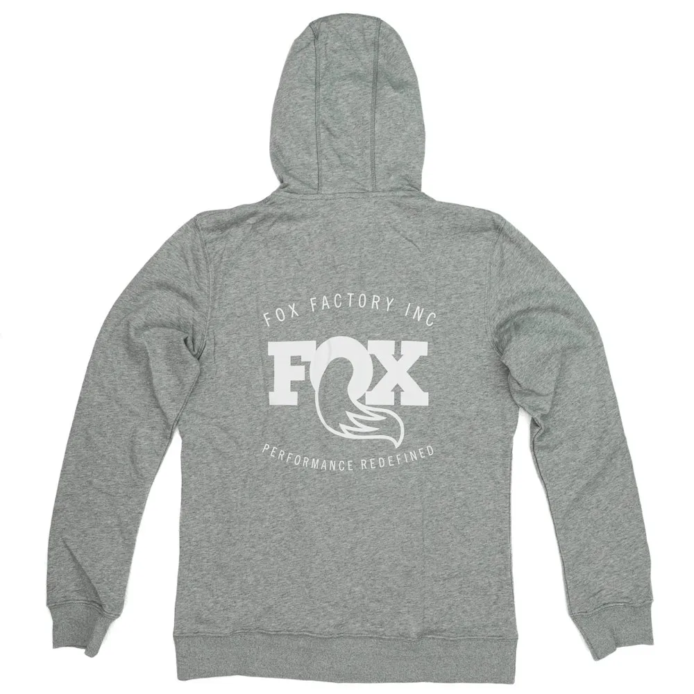 FOX Logo Tröja Med Huva, Grey, S FOX Logo Tröja Med Huva, Grey, S