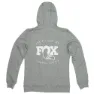 FOX Logo Tröja Med Huva, Grey, S