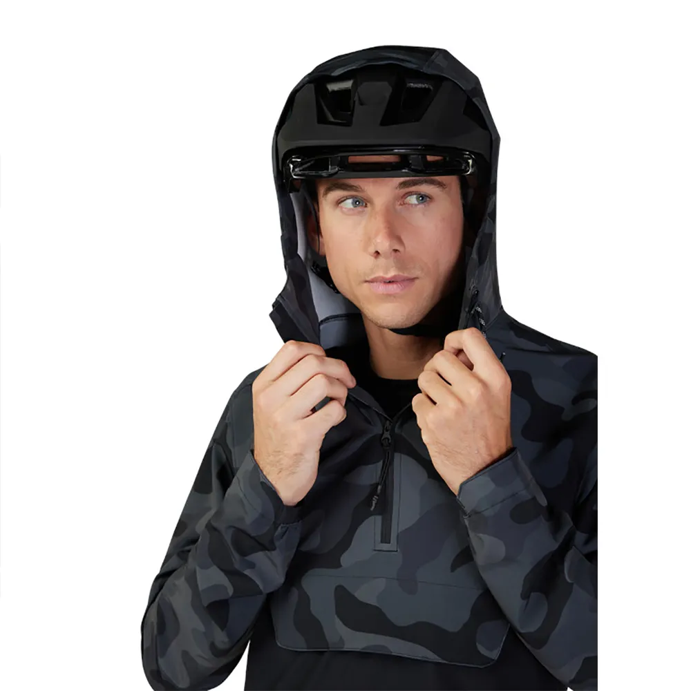 FOX Ranger Wind 31038 Huvtröja, Black camo, S
