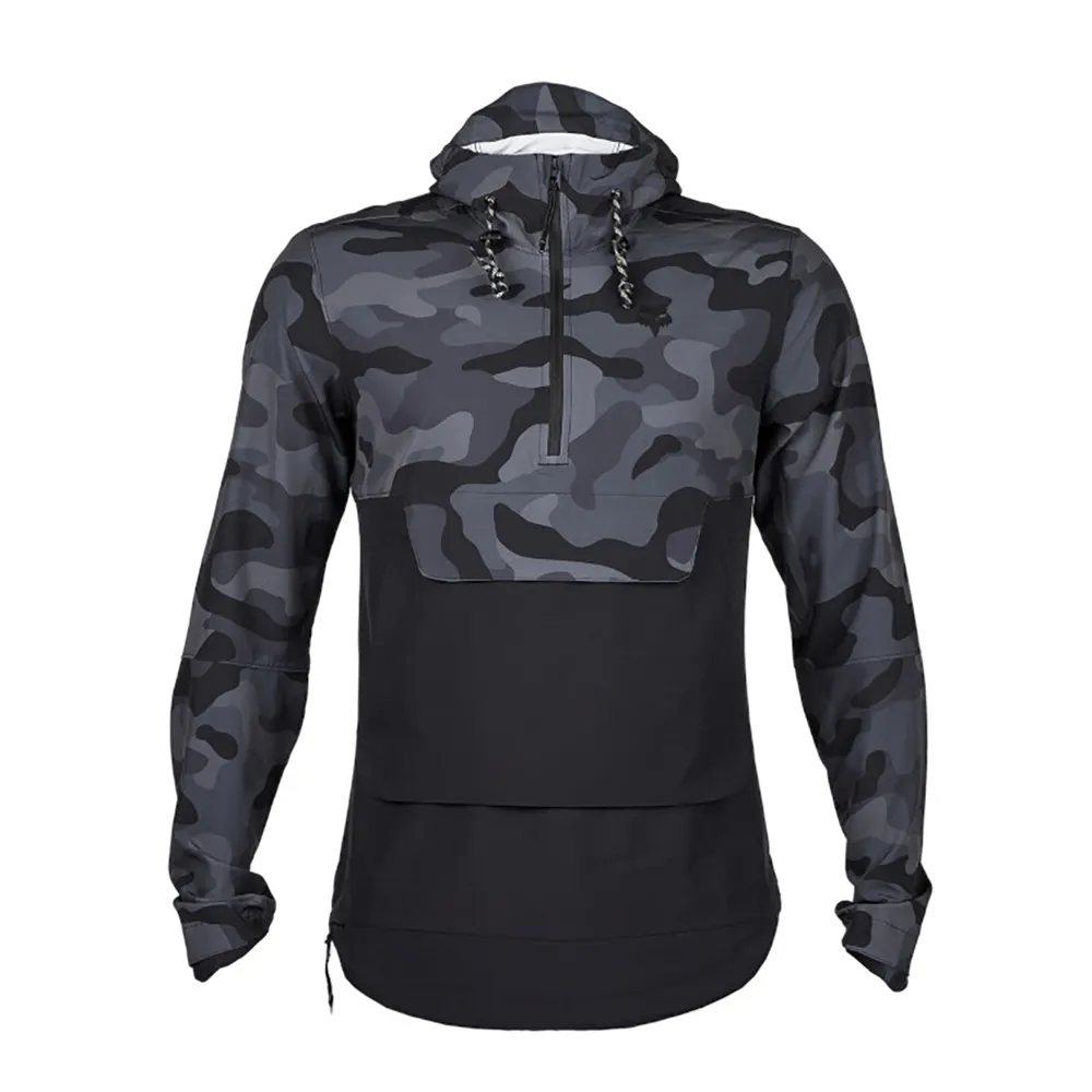 FOX Ranger Wind 31038 Huvtröja, Black camo, S