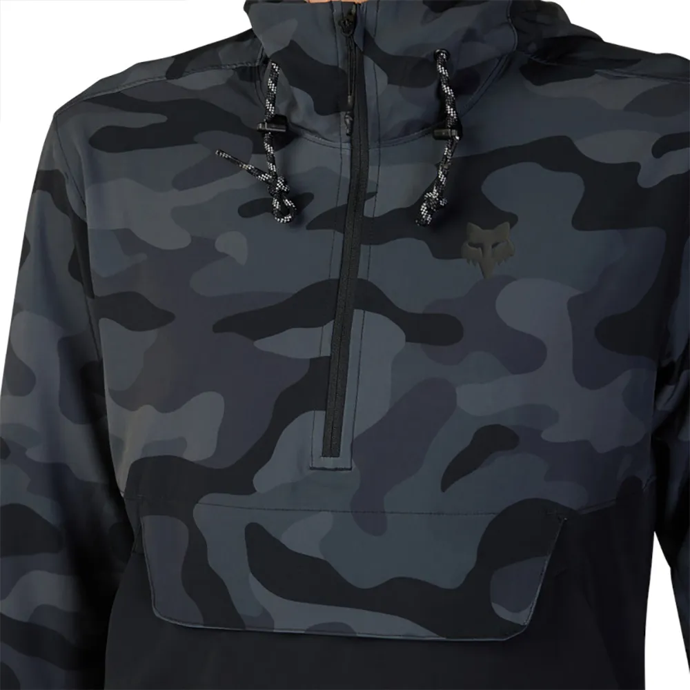 FOX Ranger Wind 31038 Huvtröja, Black camo, S