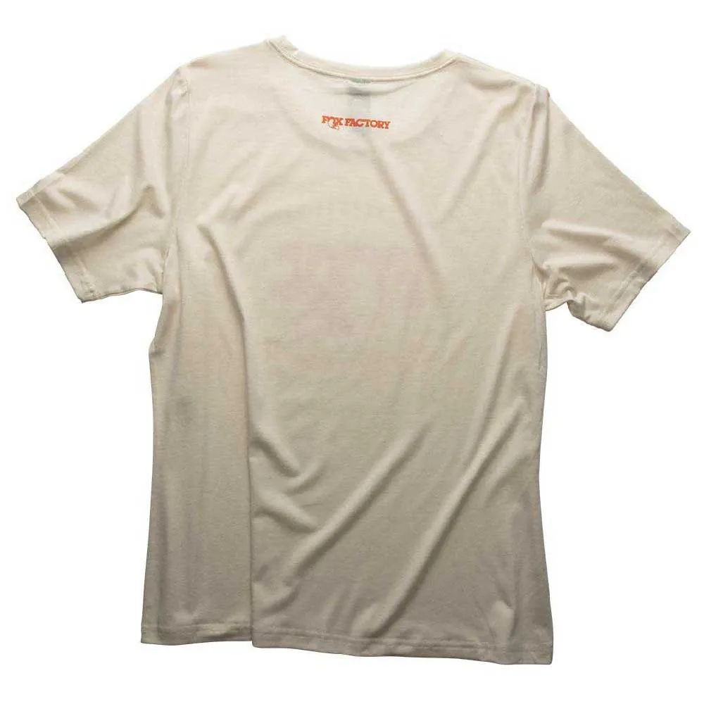 FOX Ride 3.0 T-shirt Med Korta ärmar, White, S FOX Ride 3.0 T-shirt Med Korta ärmar, White, S
