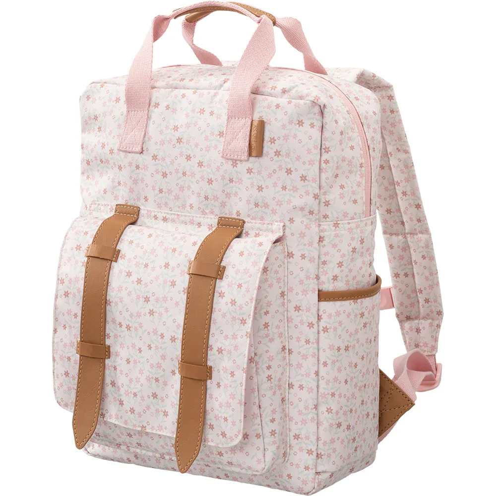 Fresk Blommig Ryggsäck, Multicolor Fresk Blommig Ryggsäck, Multicolor
