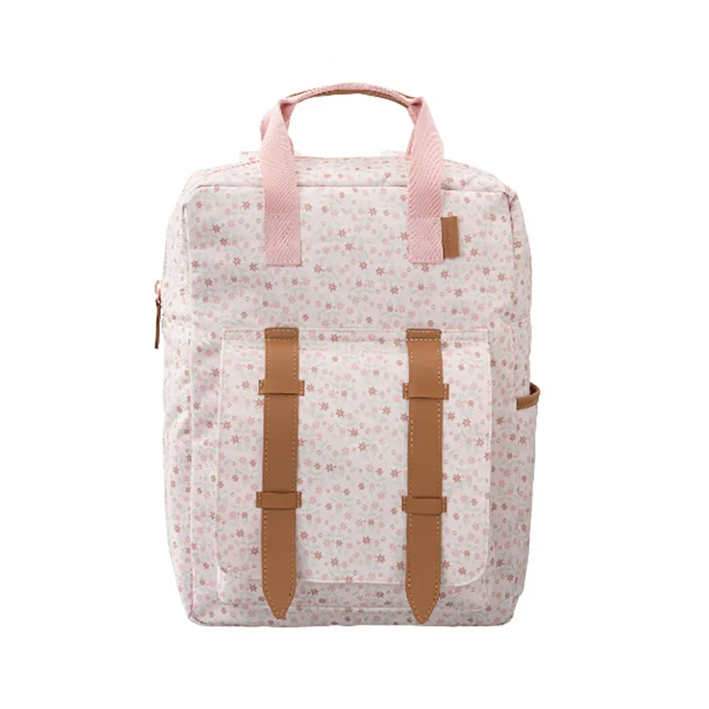 Fresk Blommig Ryggsäck, Multicolor Fresk Blommig Ryggsäck, Multicolor