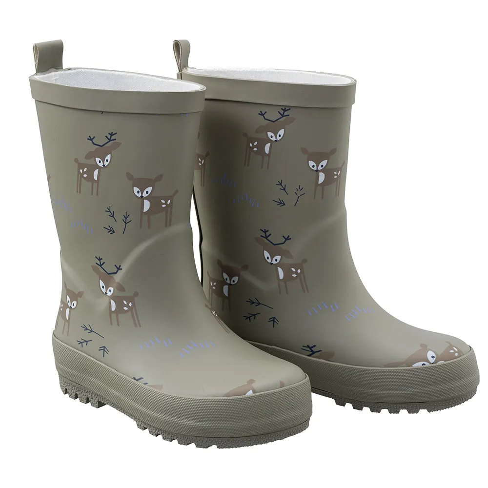 Fresk Fawnfärgade Regnboots