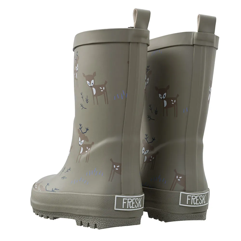 Fresk Fawnfärgade Regnboots