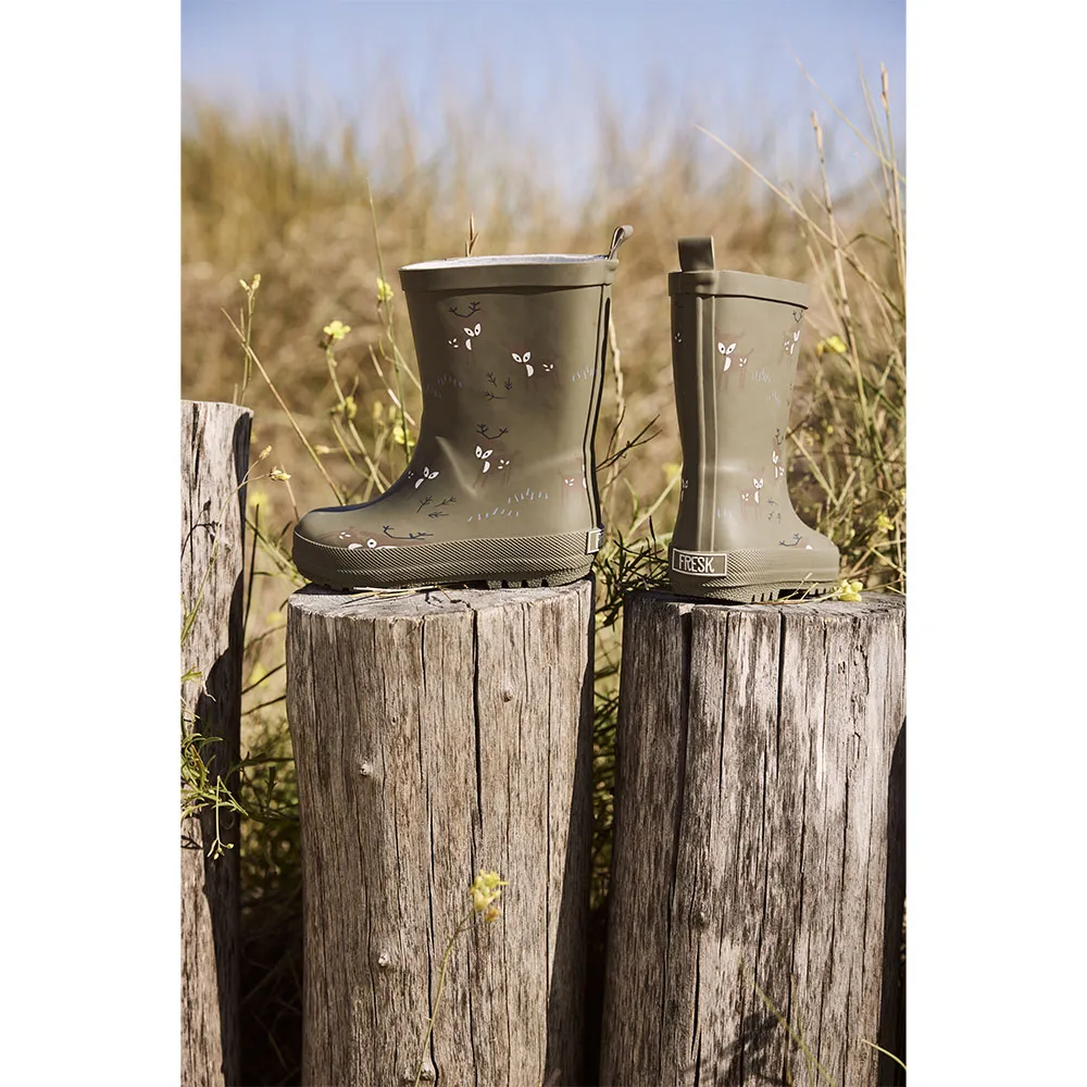 Fresk Fawnfärgade Regnboots