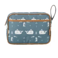 Fresk Whale Raincoat Sminkväska